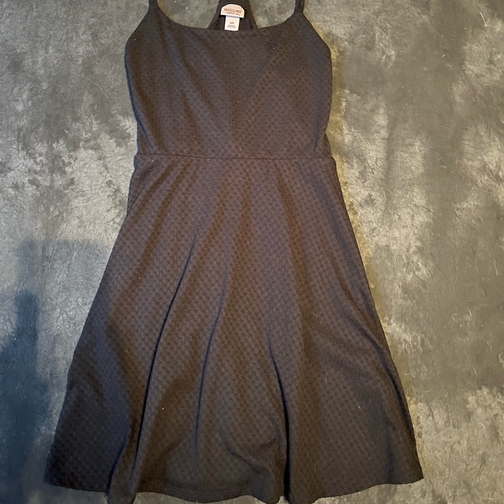 Mini black dress